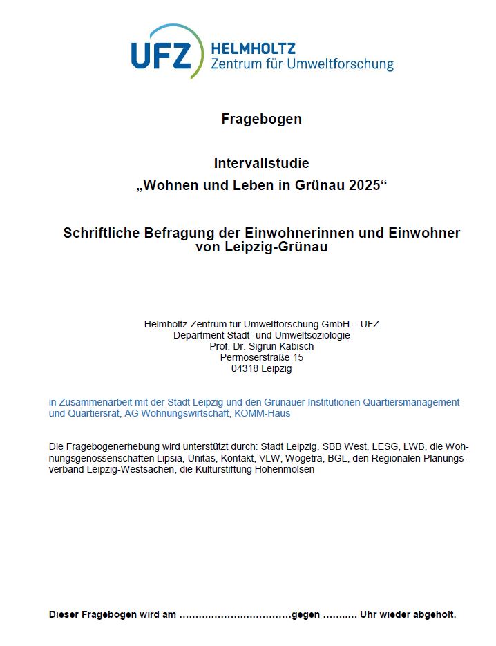 Deckblatt Fragebogen 2025